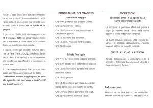 Pellegrinaggio a Torino 8-9 Maggio 2015 - Pagina 2